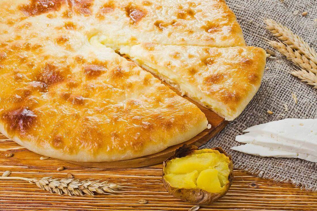 Осетинский пирог с картофелем и сыром заказать доставку 